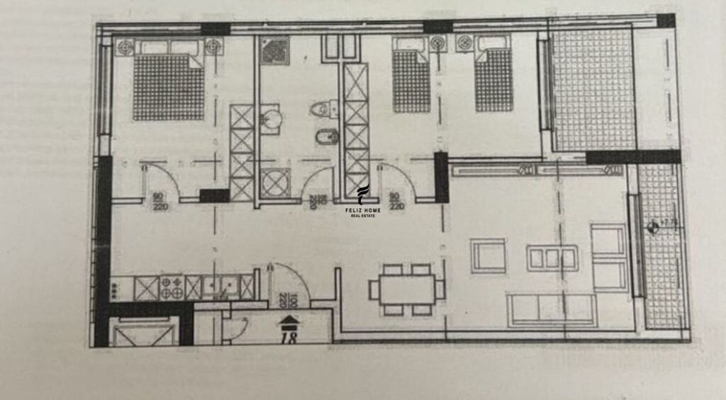 IN VENDITA APPARTAMENTO 2+1 GIARDINO BOTANICO 220.000 EURO FH-76725