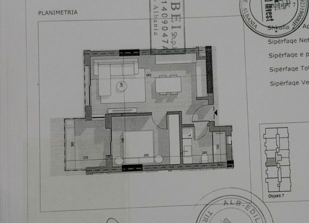📣 VENDESI Appartamento 1+1 📍 Via “5 Maji”, Tirana ✨