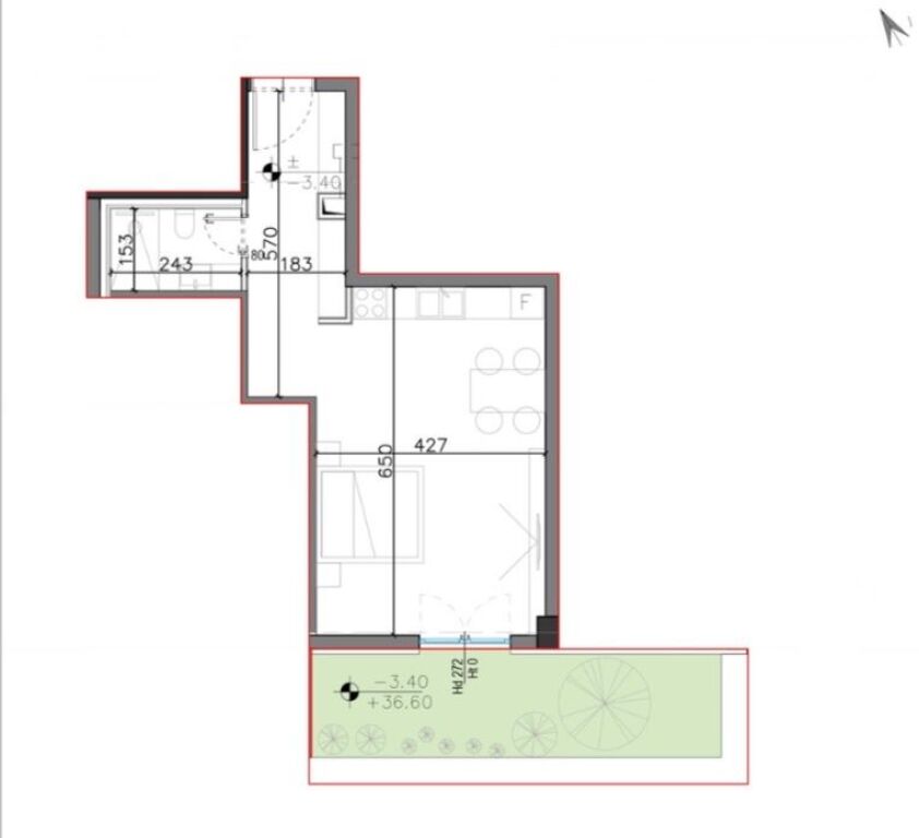 Studio Apartment for Sale Square Village - Dhërmi