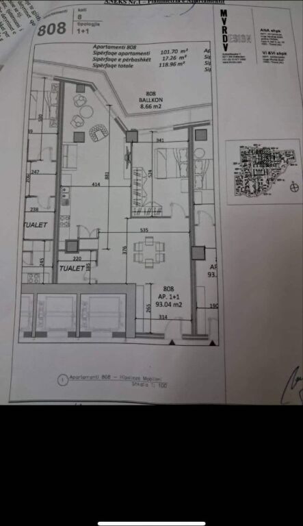 Shitet apartament 1+1 tek Tirana’s Rock !
