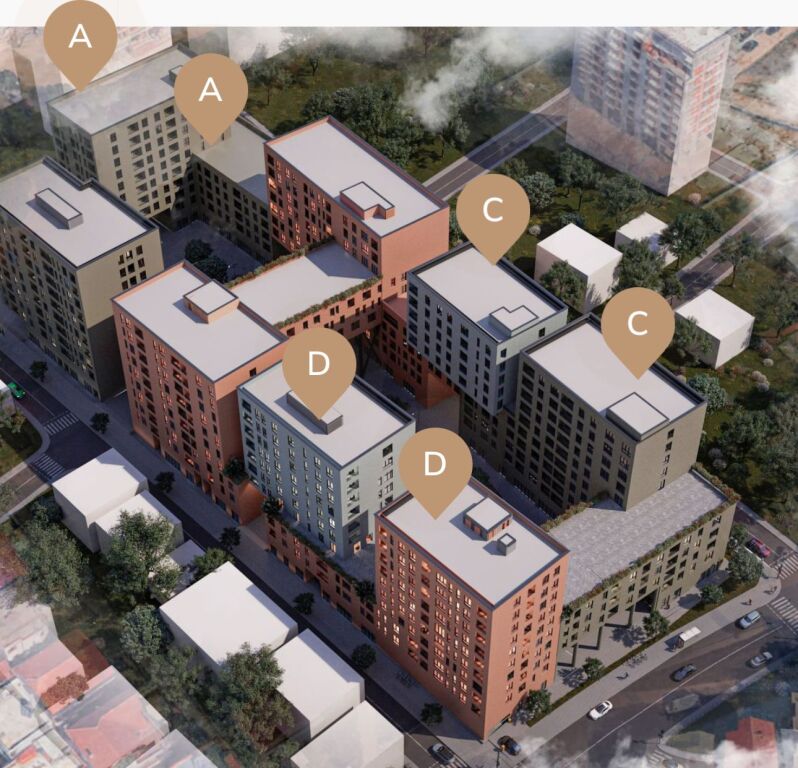 Super çmim! Apartament 2+1+2 në Shitje në 📍 Porcelan,  tek Splendor Residence. 1500€/m2 = 💶 174'100€