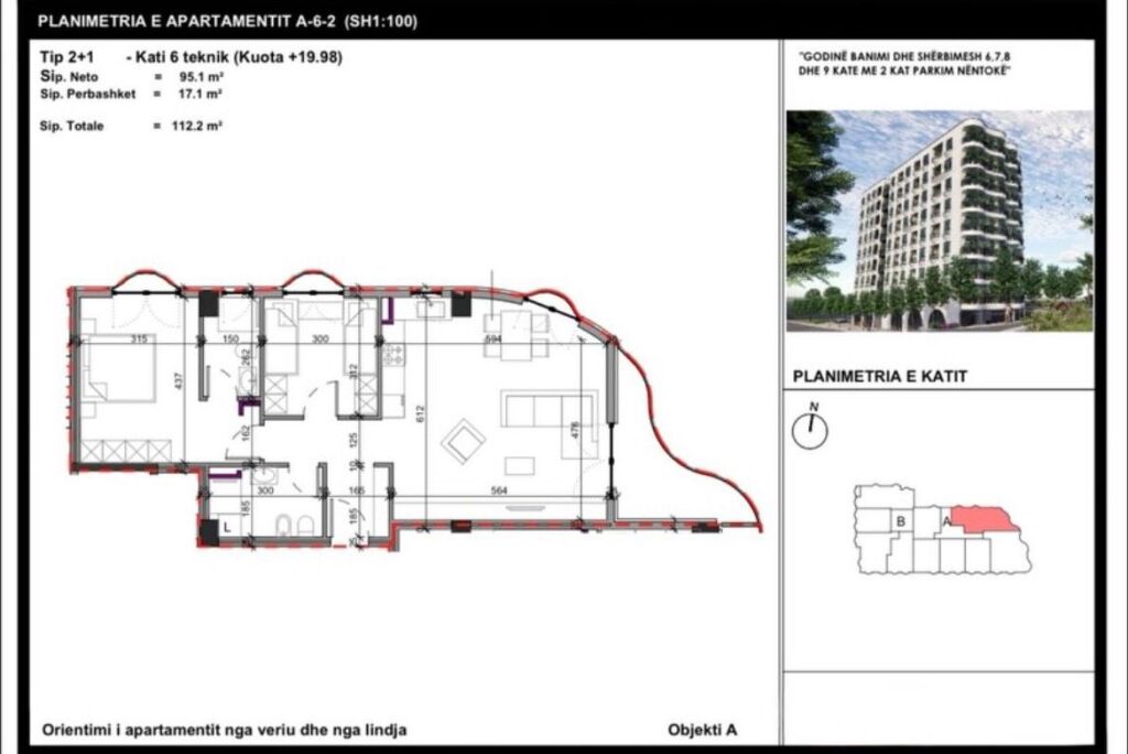 SHITET APARTAMENT 2+1+2 TTEK ALUNA COMPLEX 2