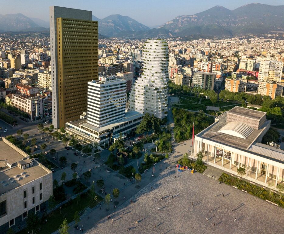 🏙️✨ Shitet Apartament 1+1 te Tirana’s Rock – Në Zemër të Tiranës ✨🏙️