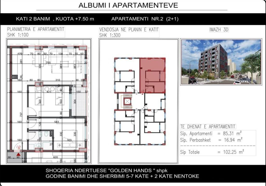 SHITET APARTAMENT NGJITUR ME UNAZEN
