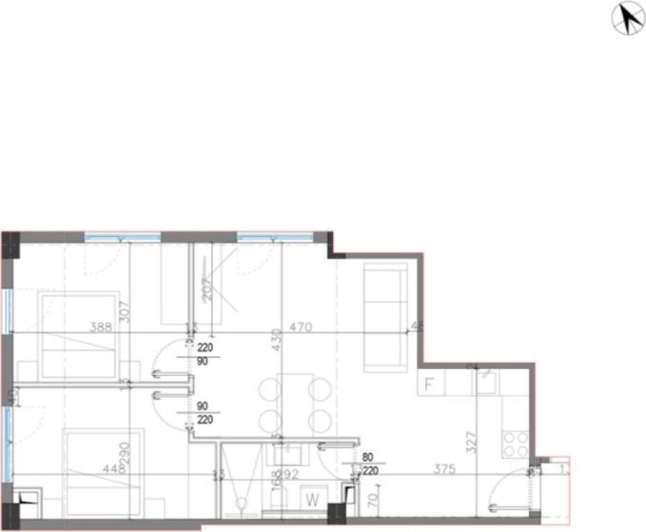 Shitet Apartament 2+1 Square Village-Dhërmi
