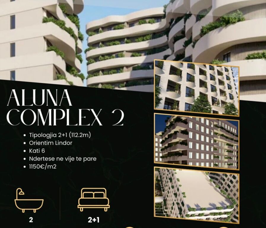 SHITET APARTAMENT 2+1+2 TTEK ALUNA COMPLEX 2
