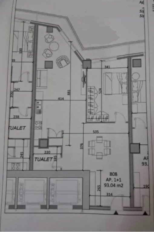 Shitet Apartament 1+1 – Tirana’s Rock