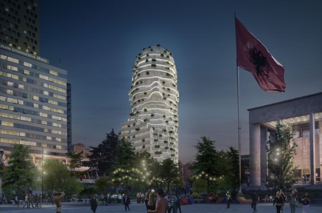 🏙️✨ Shitet Apartament 1+1 te Tirana’s Rock – Në Zemër të Tiranës ✨🏙️