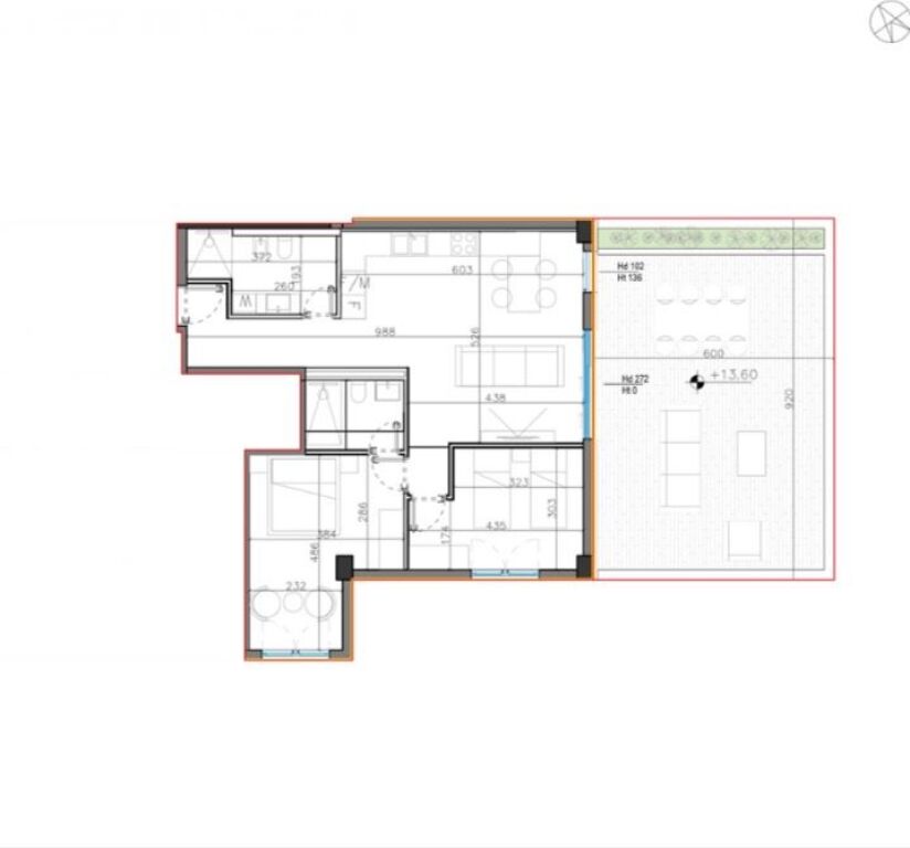 Appartamento 2+1 in vendita Square Village - Dhërmi