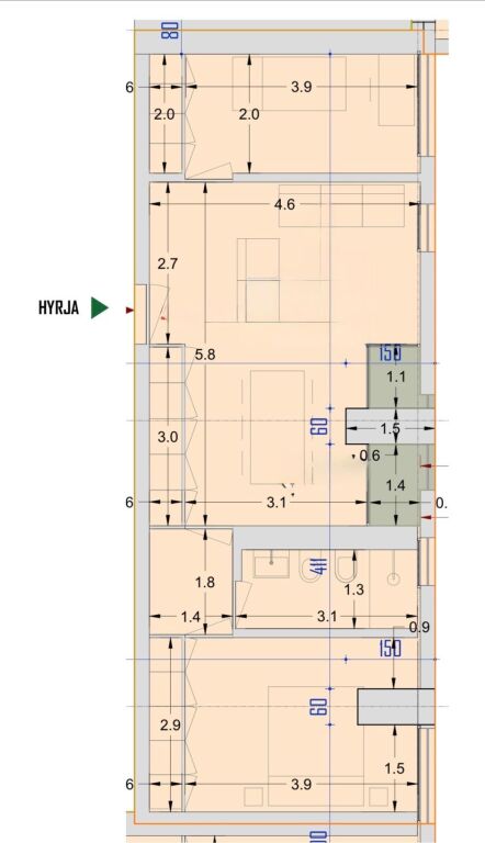 ✨Appartamento 2+1 in Vendita 📍Harmoni Residence, Zogu i Zi