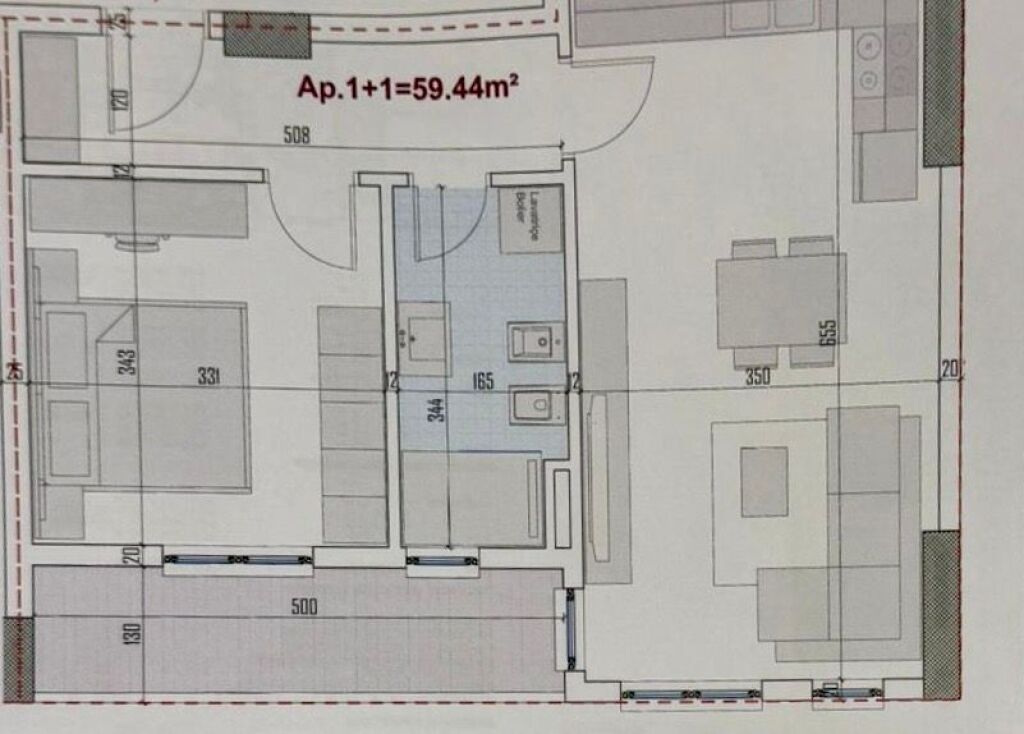 Vendesi in vendita appartamento 1+1 RingSide Paskuqan