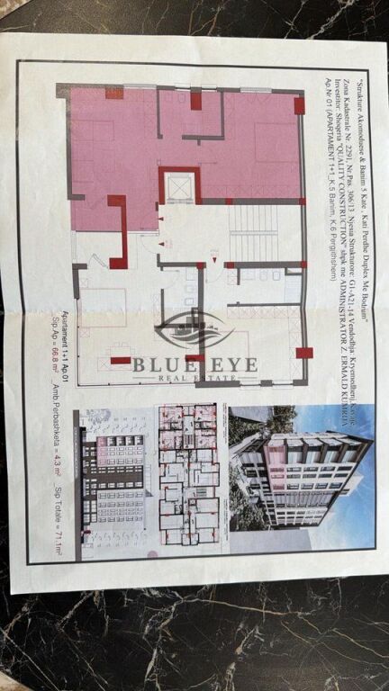 Apartment 1+1 for sale in Golem, near VM Residence.