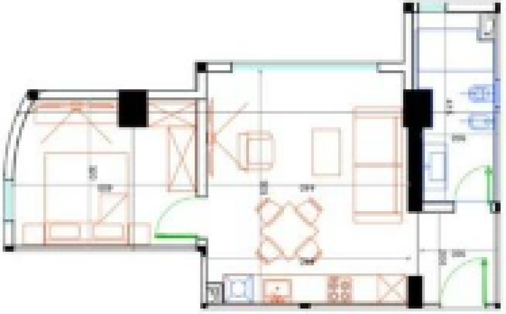 ✨ Apartment 1+1 for sale in Golem!🌊