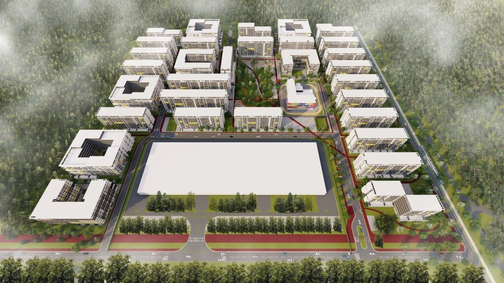 Shitet apartament 2+1+2 Univers City , Qtu Tirane