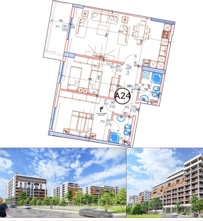 VENDESI APPARTAMENTO 2+1+2 PASKUQAN 127.500 EURO