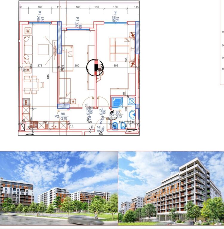 VENDESI APPARTAMENTO 2+1 PASKUQAN 124.000 EURO FH-77244