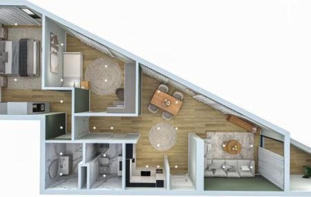 SHITET APARTAMENT 2+1+2, RIVERSIDE RESIDENCE, RRUGA "JAVER MALO", TIRANË