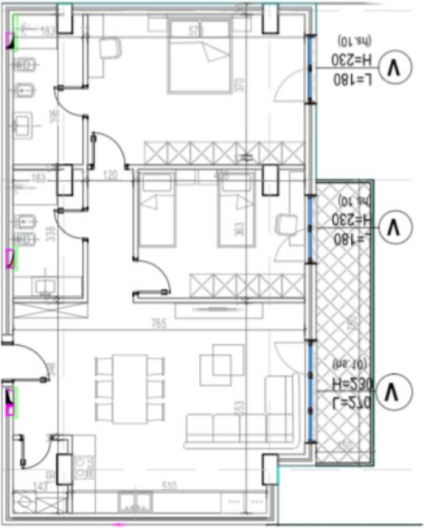 Shitet Apartament 2+1+2 – Kodra e Diellit 2