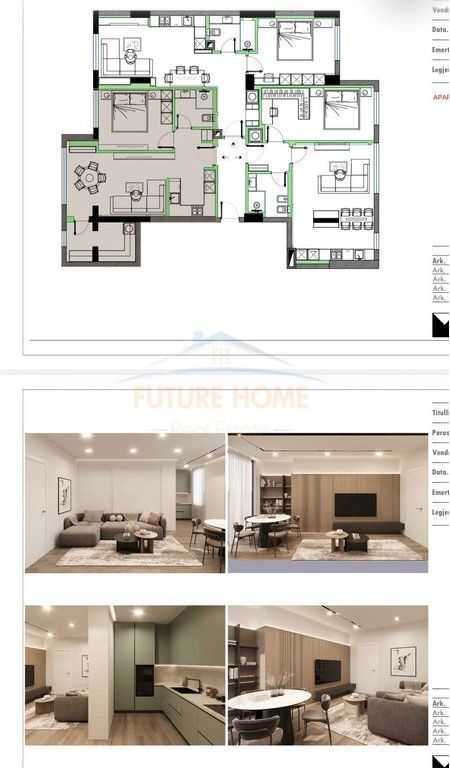 Shiten, 3 Apartamente 1+1+2 Poste Parkimi, Rruga e Elbasanit, Tiranë