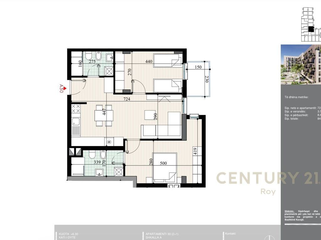 APARTAMENT 2+1 PER SHITJE TEK RESIDENCA "PERLA E BREGUT" NE GOLEM! MUNDESI PAGESE ME KESTE!