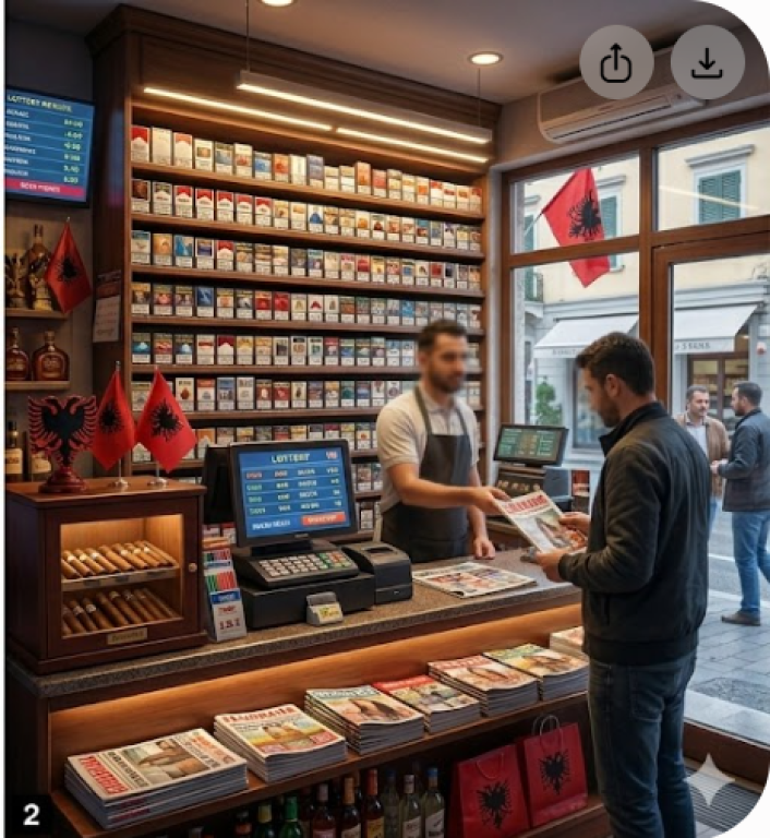 🏪Jepet me Qira Ambient për Tabacchino + Shitet Biznesi – Porcelan, Tiranë