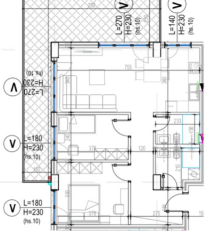 Shitet Apartament 2+1 – Kodra e Diellit 2
