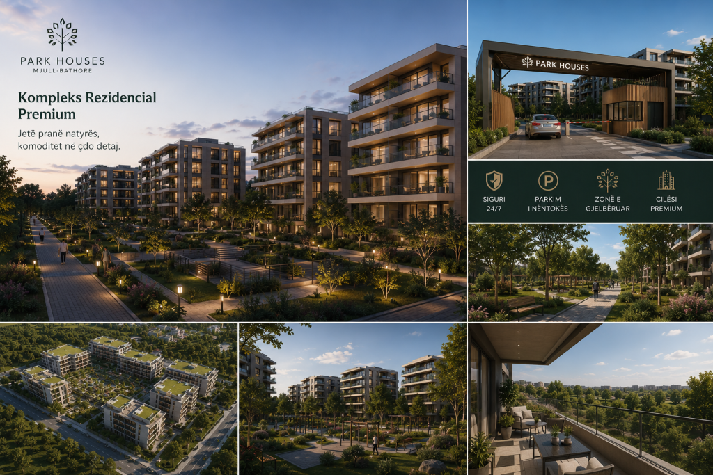 🏡 Apartament 1+1 për shitje – Park Houses, Mjull-Bathore