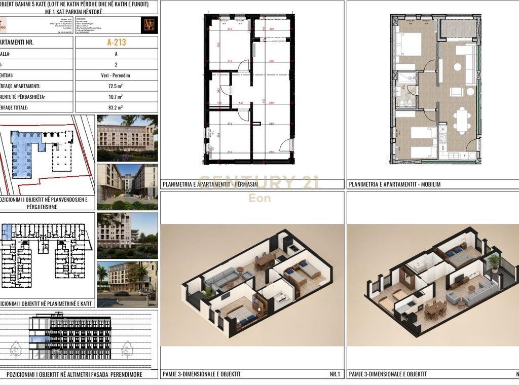 SHITET APARTAMENT 2+1 , MIDDALE RESIDENCE, PAGESE ME KESTE NE MALIN E ROBIT !