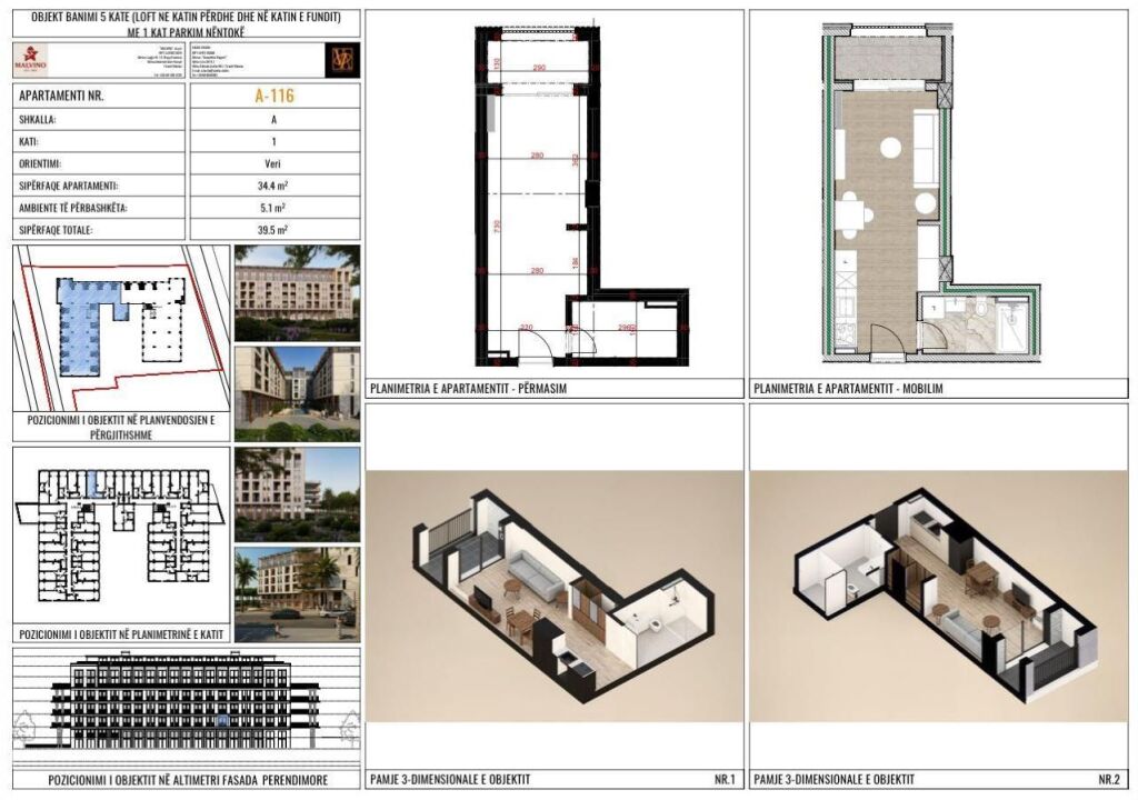 SHITET GARSONIERE TEK "MIDAL RESIDENCE", MALI I ROBIT !