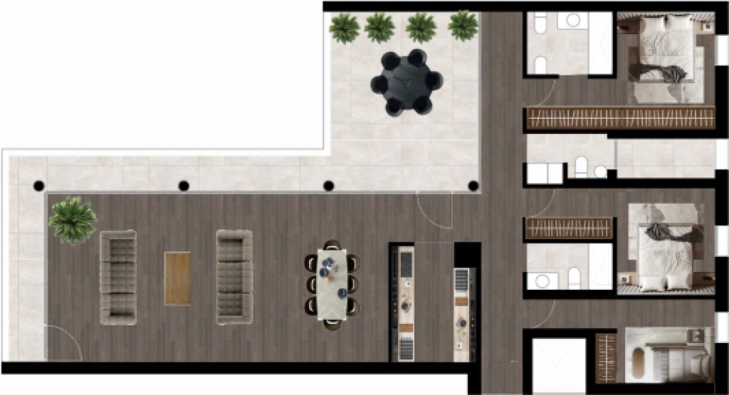 🏡✨ Appartamento 3+1+3 in vendita a Long Hill Residence – TEG ✨🏡