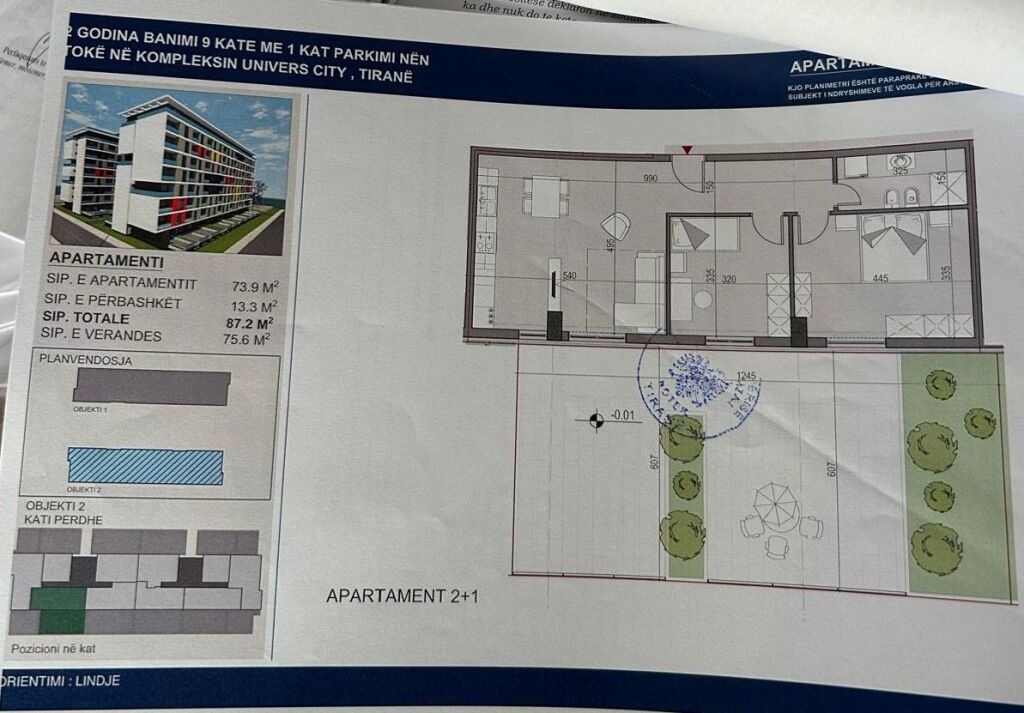 Shitje | Apartament 2 + 1 | Universe City | 90000 €