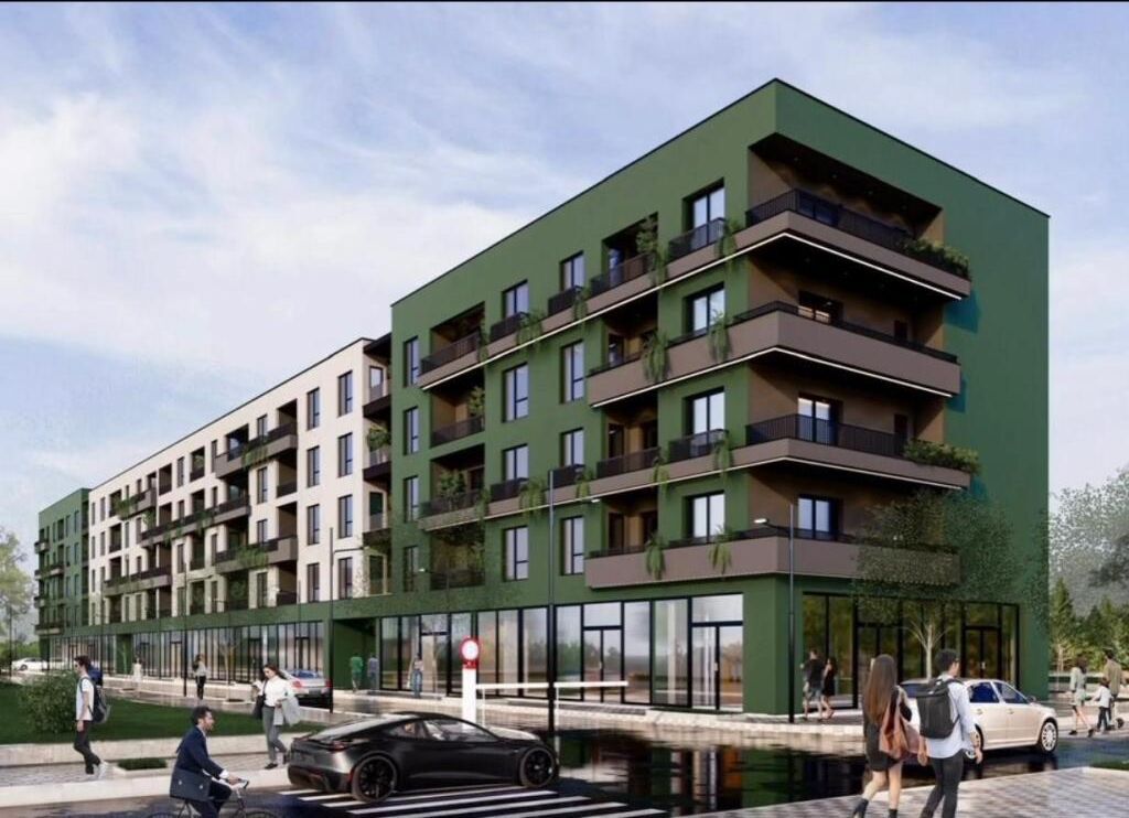 Shitet apartament 1+1+Parkim  tek rrethrrotullimi i bathores green residence