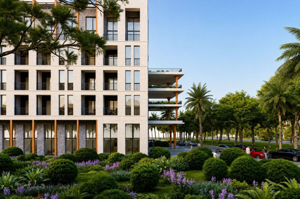 📌Studio apartment for sale in Middal Residence – Golem, Durrës
