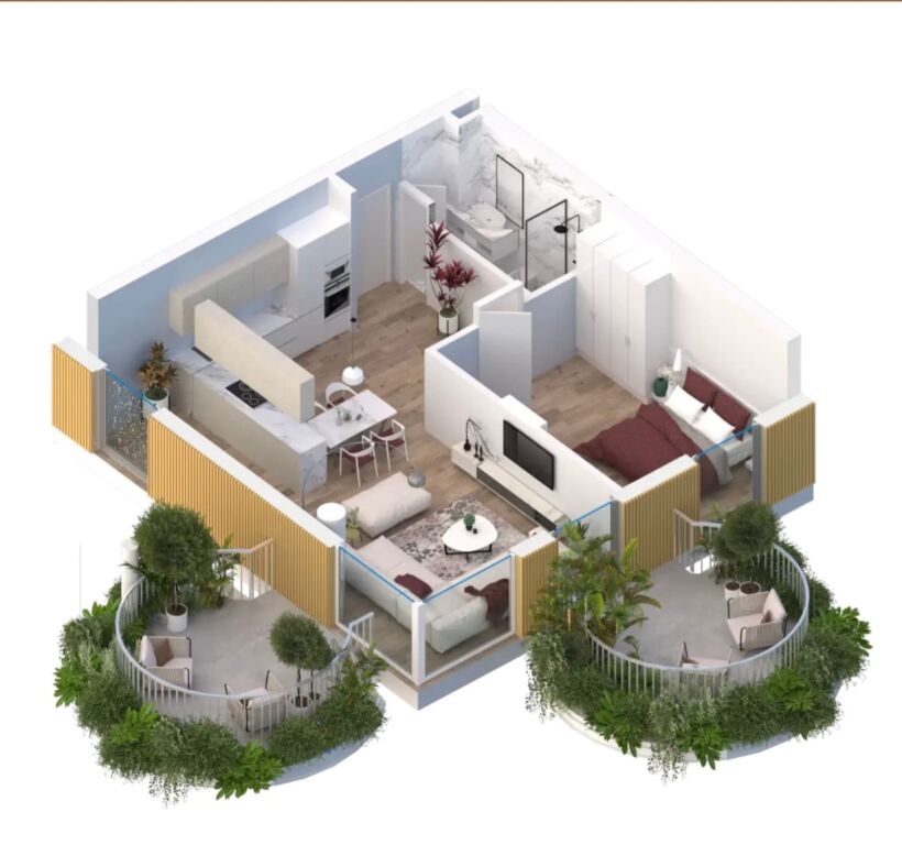 🏢 Shitet Apartament 1+1 – Residenca 1000 Ishujt, pranë Tirana East Gate (TEG) 📍