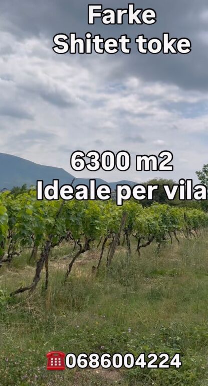 Shitet toke ne Farke rruga e Daxhit 6300 m2