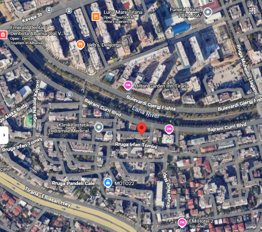 Apartament 1+1 Për Shitje në Irfan Tomini, Tiranë
