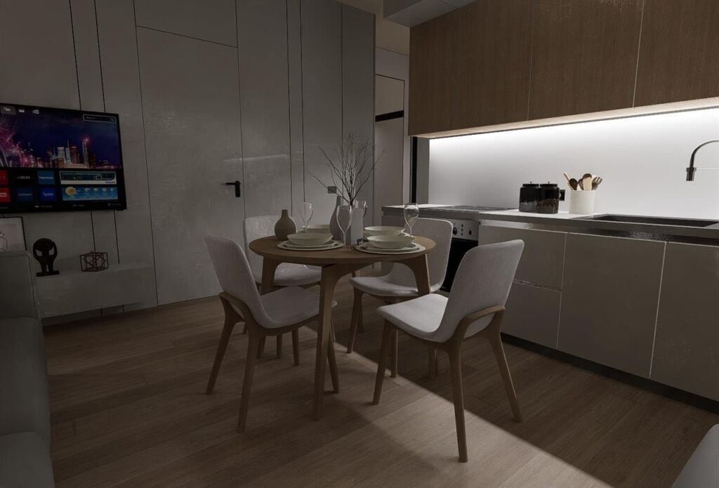 APARTAMENT ME QERA 1+1 KODRA E DIELLIT 850 EURO FH-36974