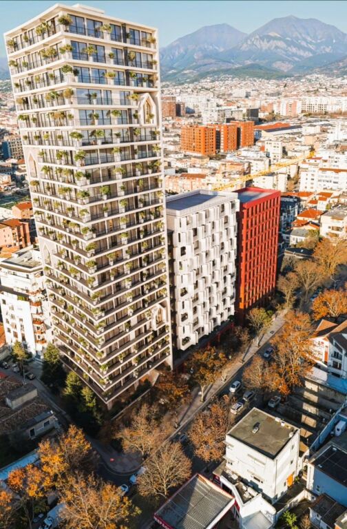 🌇Shitet Apartament 1+1 – Oberon Tower Residence te Dispanceria📍