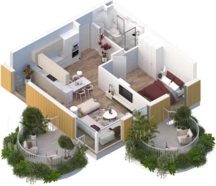 🌿VENDESI APPARTAMENTO 1+1 – RESIDENZA “1000 ISHUJT”, VICINO A TEG📍