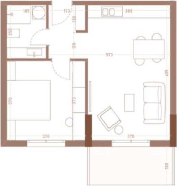 🌊 APARTMENT 1+1 FOR SALE – HERA RESIDENCE by EPIDAMN, GOLEM!🌊✨