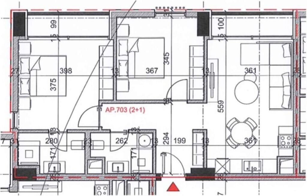 🏢 Apartment 2+1+2 for Sale – Monolith Residence, Bardhyl Street 📍