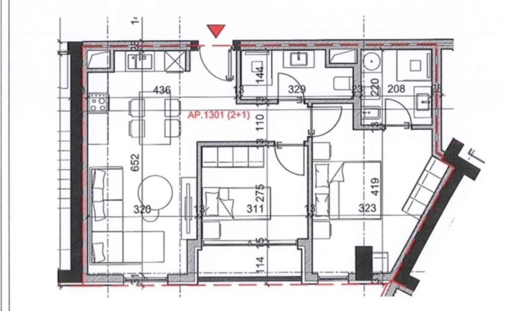 🏢 Apartment 2+1 for Sale – Monolith Residence, Bardhyl Street 📍