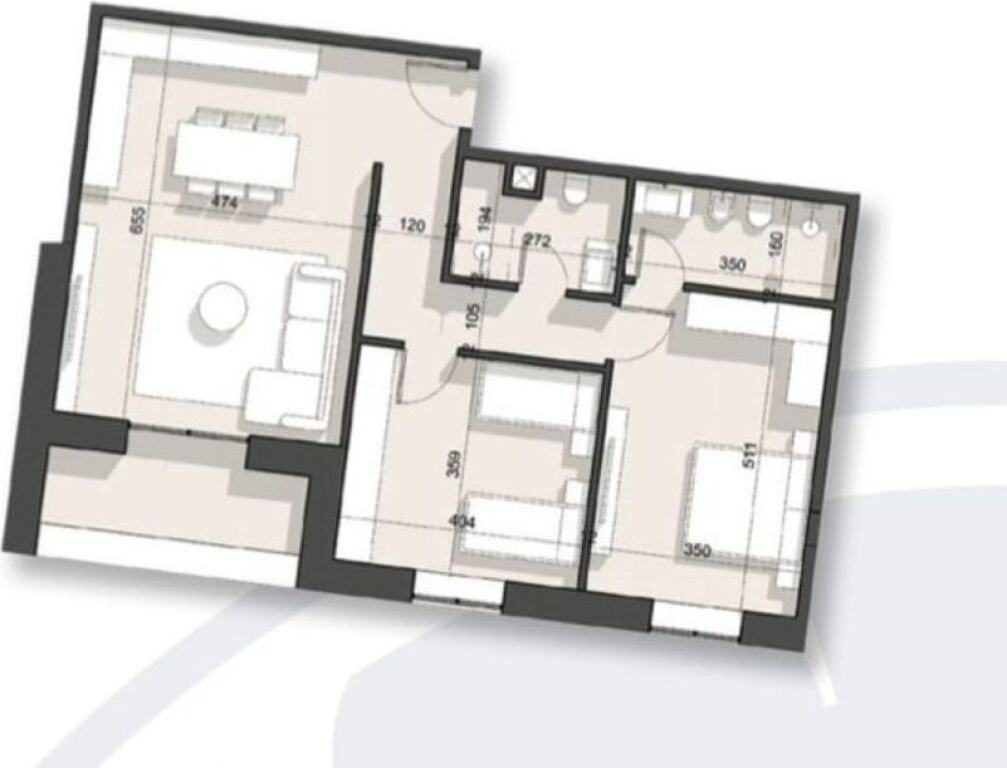 🏢 Shitet Apartament 2+1+2 – Splendor Living, Dhërmi 📍