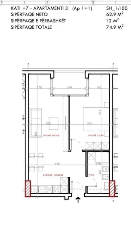 Shitet Apartament 1+1 tek Astir Residence2   