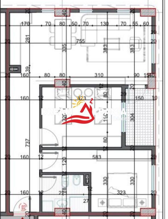 Appartamento 2+1 In Vendita A Paskuqan (ID 41212250)