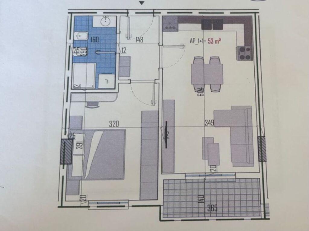 🏡 SHITET APARTAMENT 1+1+ POST PARKIMI  76,200 € NË KAMËZ – RRETHI I BATHORES