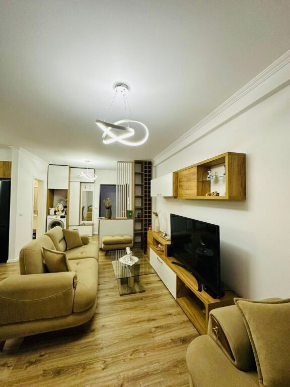 🏢Yzberisht, near Dea Caffe, a furnished 1+1 apartment is for rent. 48,000 Leke