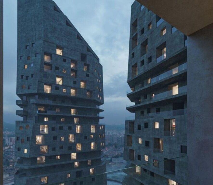 Appartamento 2+1+2 in vendita Edificio Shqiponja Square, Ex Dogana