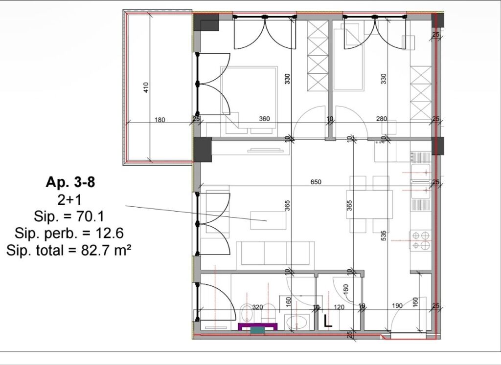 🏡 SHITET APARTAMENT 2+1 TEK KOMPLEKSI VIVA 1 – ISH FUSHA E AVIACIONIT