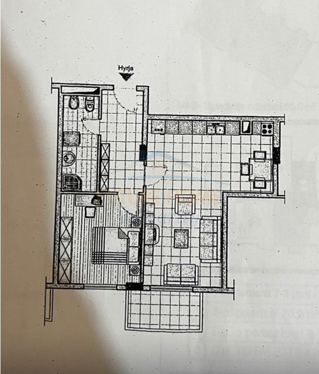 For sale, 1+1 apartment, Fresku, Tirana.